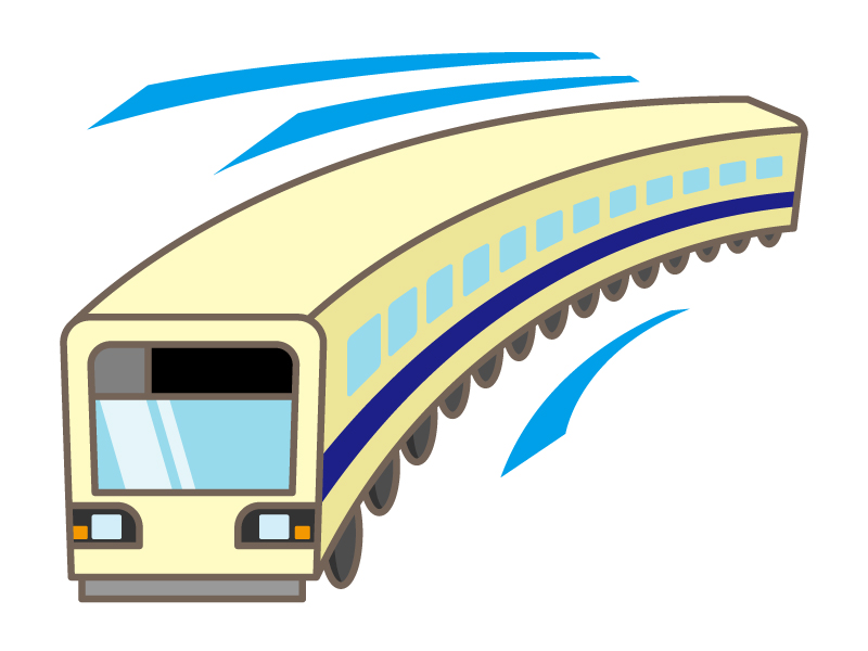 走っている電車のイラスト イラスト無料 かわいいテンプレート