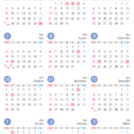 月曜始まりの23年 令和5年 4月のカレンダー 印刷用 イラスト無料 かわいいテンプレート