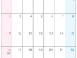 2024年6月（A4）カレンダー・印刷用