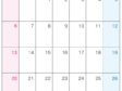 無料の2025年4月（A4）カレンダー・印刷用